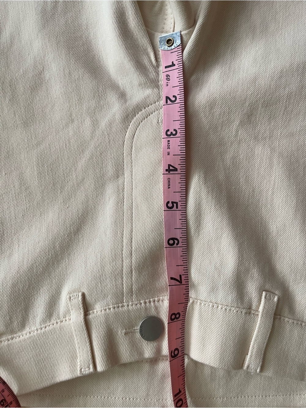 Uniqlo XS Cream Stretch Skinny Jeans High Rise 24 25 - Picture 8 of 10